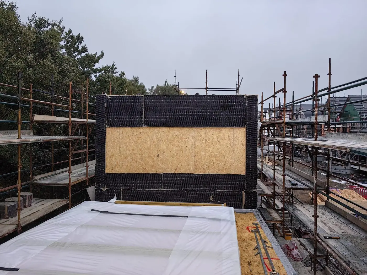 Interior walls installed by Oakforce