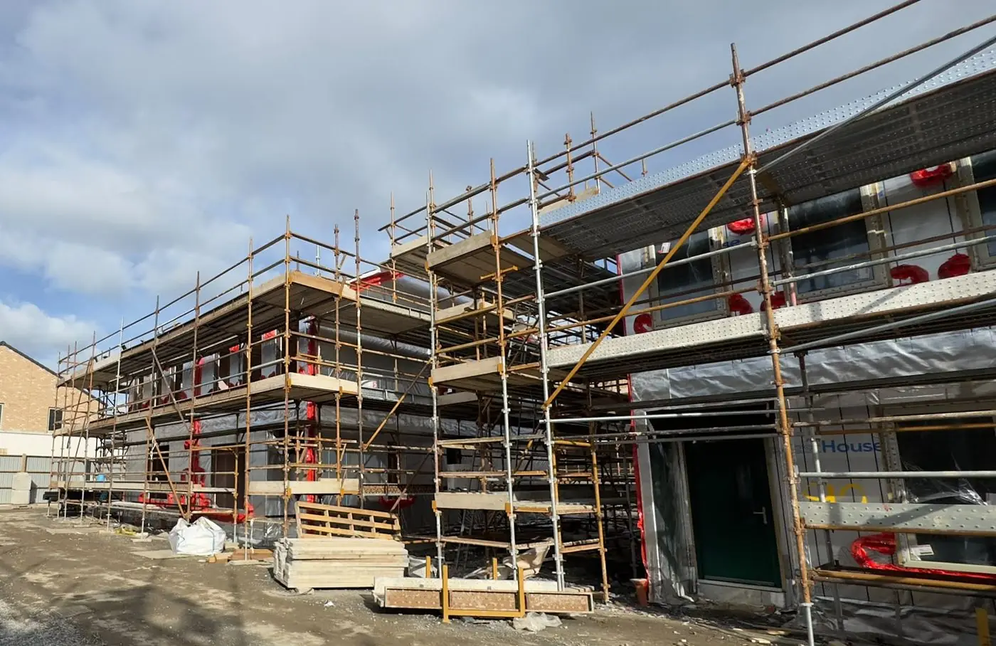 Timber construction project