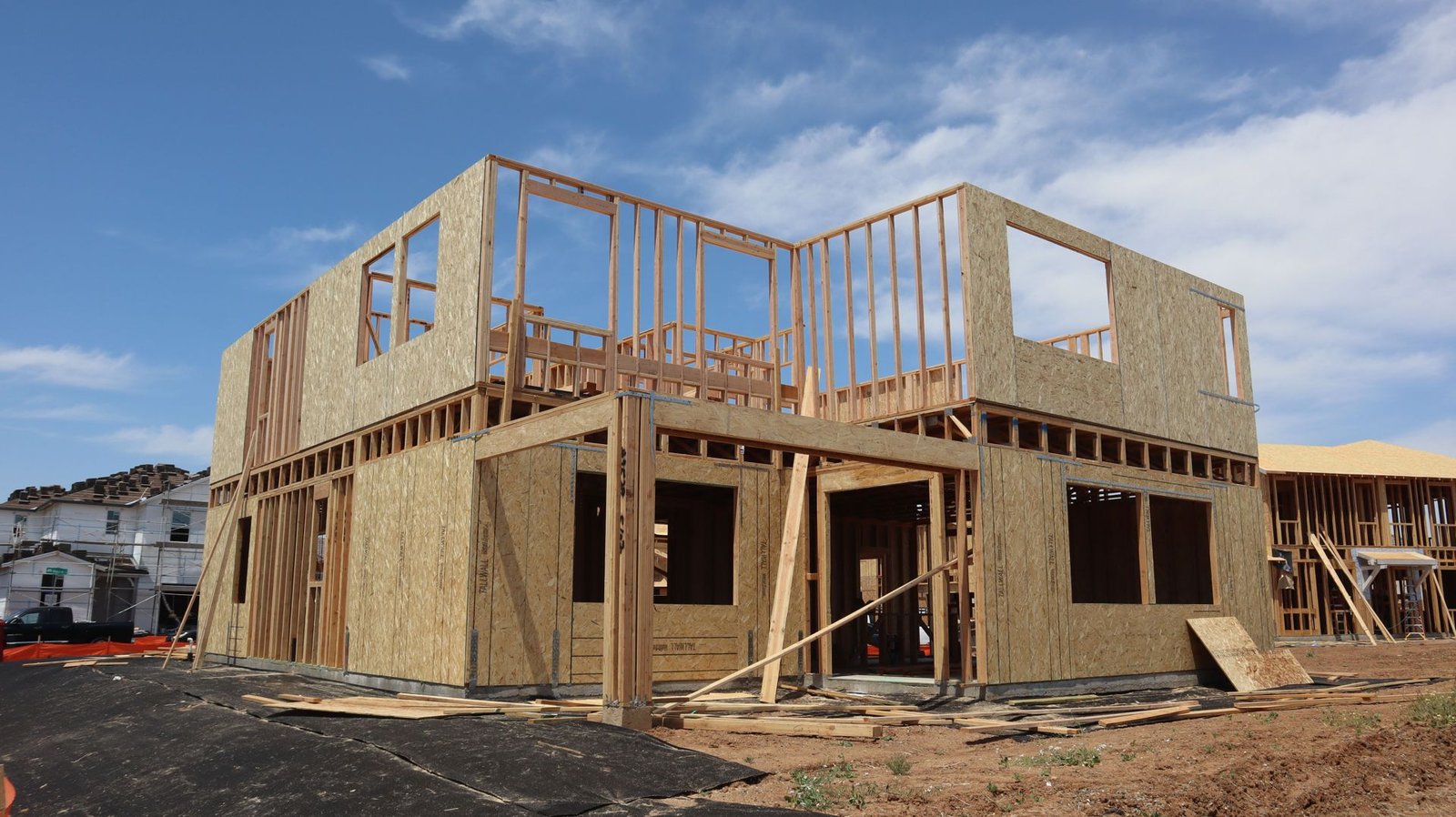 Timber frame construction by Oakforce Carpentry